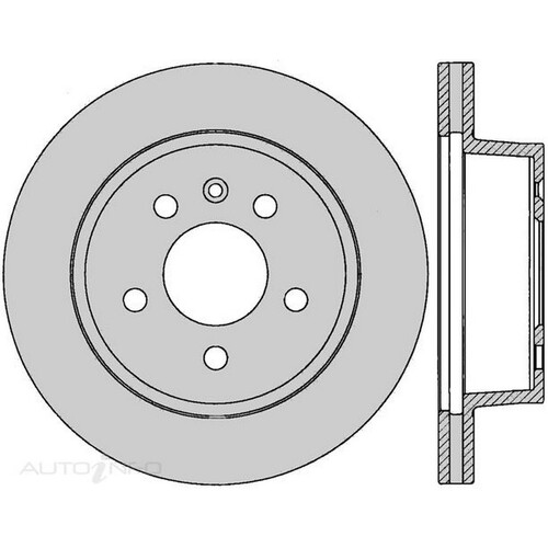 New Genuine PROTEX Rotor - Rear #DR109
