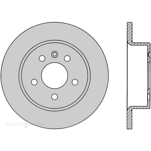 New Genuine PROTEX Rotor - Rear #DR111B