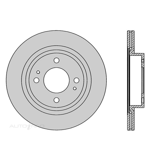 New Genuine PROTEX Disc Rotor #DR1124