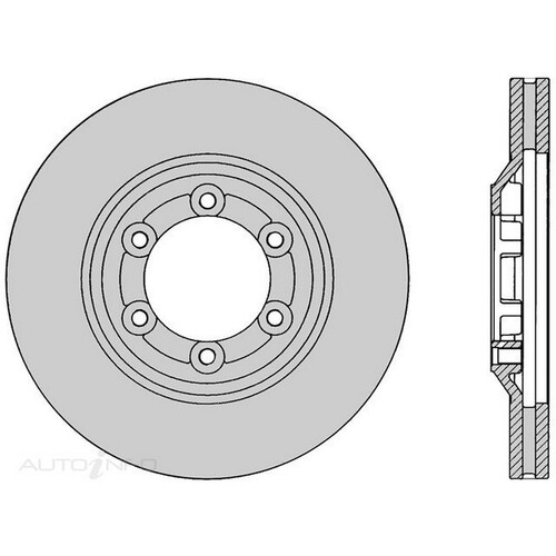 New Genuine PROTEX Disc Rotor #DR1145