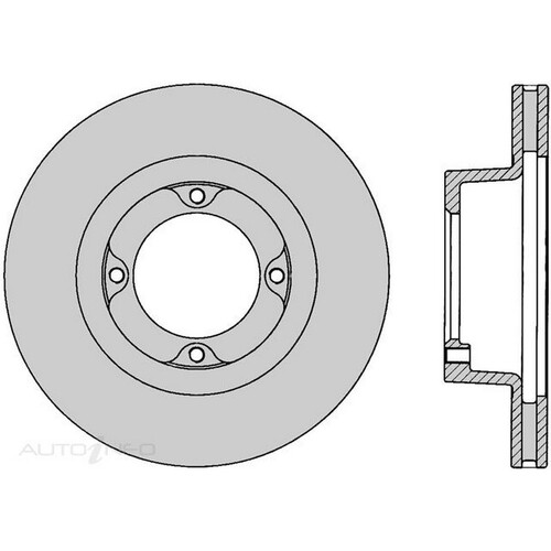 New Genuine PROTEX Rotor - Front #DR116