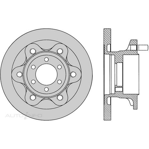 New Genuine PROTEX Rotor - Front #DR12042