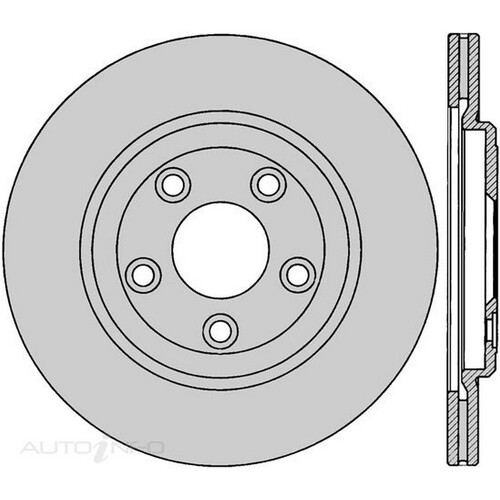 New Genuine PROTEX Rotor - Rear #DR12122