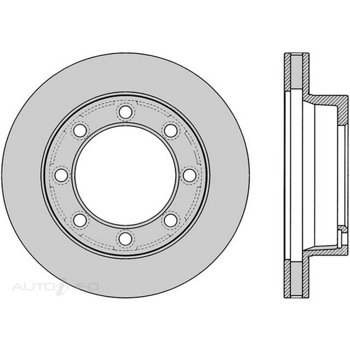 New Genuine PROTEX Rotor - Front #DR12125