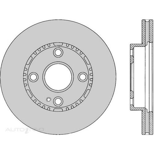 New Genuine PROTEX Rotor - Front #DR12139