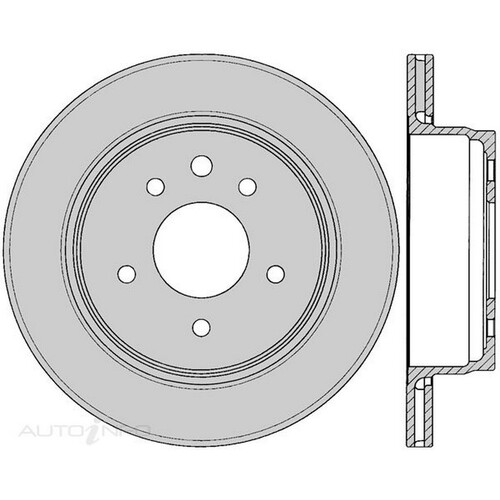 New Genuine PROTEX Rotor - Rear #DR12155