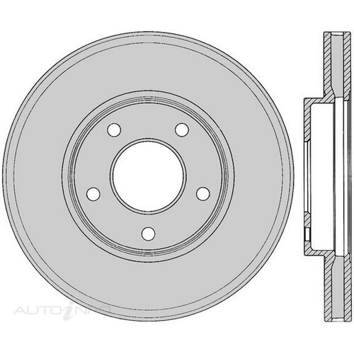 New Genuine PROTEX Rotor - Front #DR12156