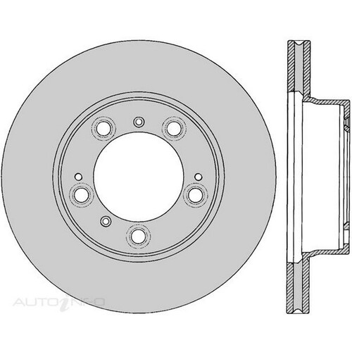 New Genuine PROTEX Rotor - Front #DR12274