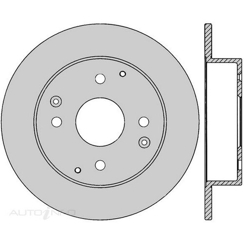 New Genuine PROTEX Rotor - Rear #DR12280