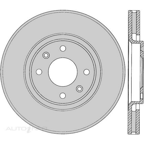 New Genuine PROTEX Rotor - Front #DR12312