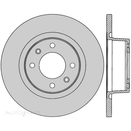 New Genuine PROTEX Rotor - Rear #DR12314
