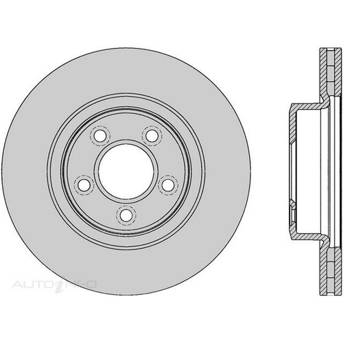 New Genuine PROTEX Rotor - Front #DR12316