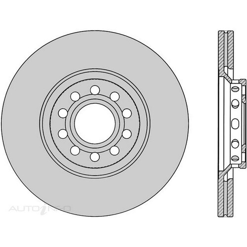 New Genuine PROTEX Rotor - Front #DR12331