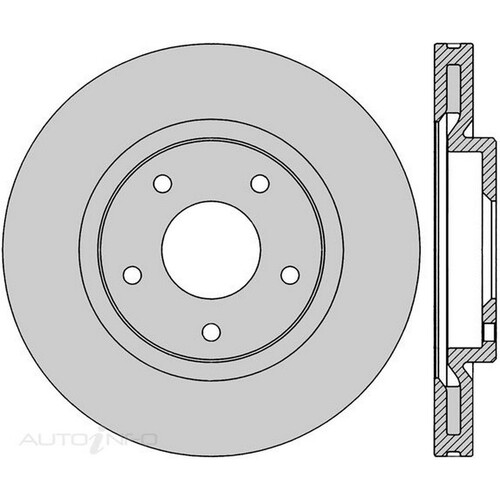 New Genuine PROTEX Rotor - Front #DR12353