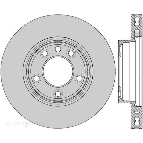 New Genuine PROTEX Rotor - Front #DR12354