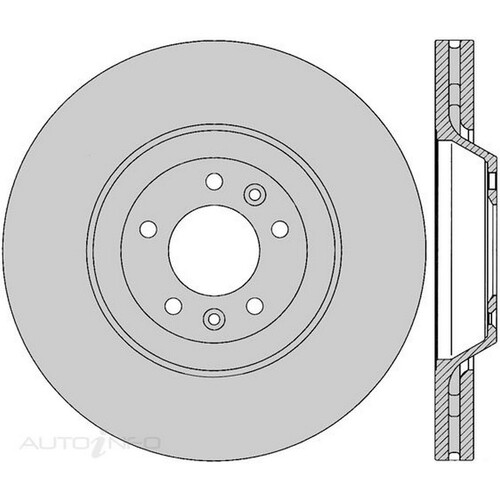 New Genuine PROTEX Rotor - Rear #DR12359