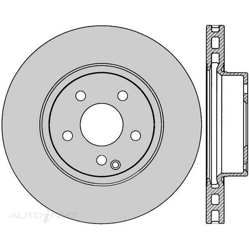 New Genuine PROTEX Rotor - Rear #DR12364
