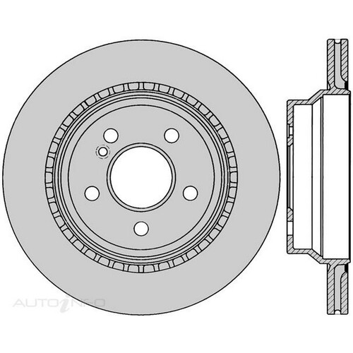 New Genuine PROTEX Rotor - Rear #DR12365