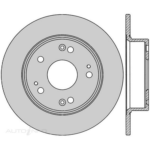 New Genuine PROTEX Rotor - Rear #DR12385