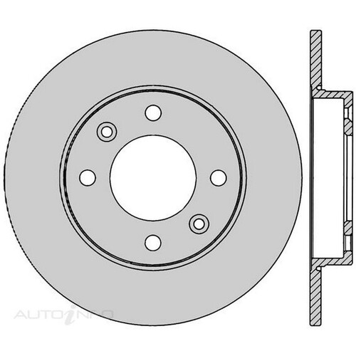 New Genuine PROTEX Rotor - Rear #DR12387