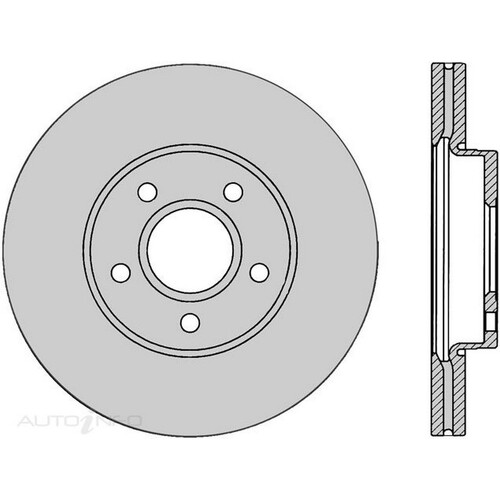 New Genuine PROTEX Rotor - Front #DR12391