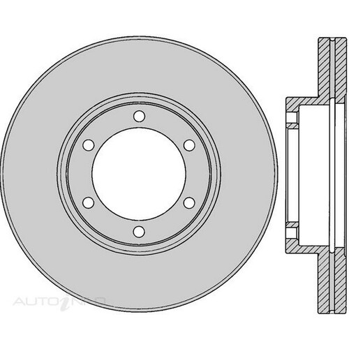 New Genuine PROTEX Rotor - Front #DR12392