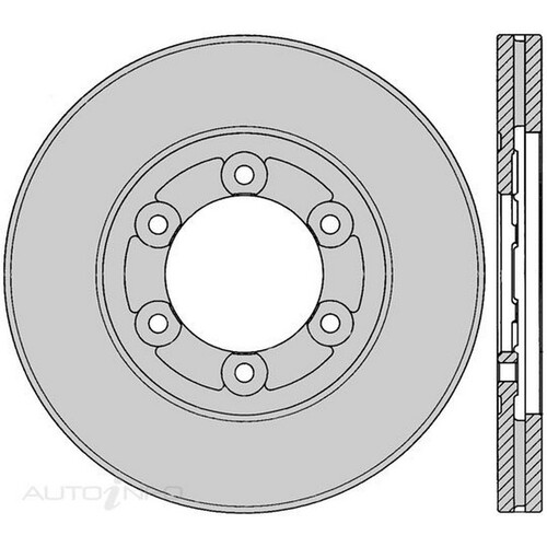 New Genuine PROTEX Rotor - Front #DR12393