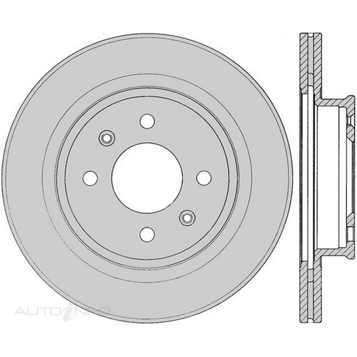 New Genuine PROTEX Rotor - Front #DR12394