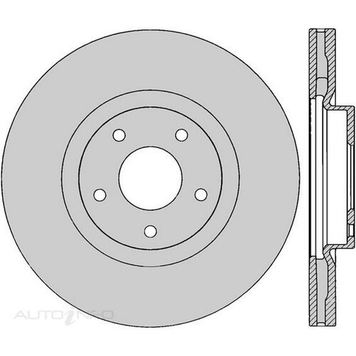 New Genuine PROTEX Rotor - Front #DR12396