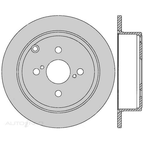 New Genuine PROTEX Rotor - Rear #DR12398