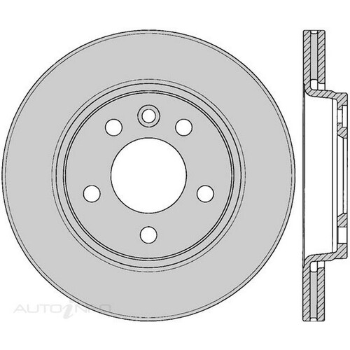 New Genuine PROTEX Rotor - Rear #DR12402