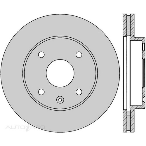 New Genuine PROTEX Rotor - Front #DR12407