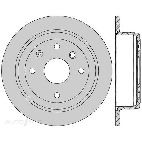New Genuine PROTEX Rotor - Rear #DR12408
