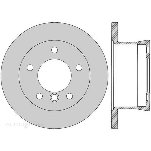 New Genuine PROTEX Rotor - Rear #DR12424