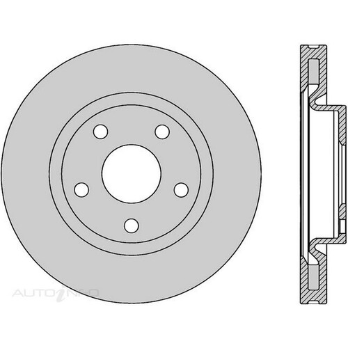 New Genuine PROTEX Rotor - Front #DR12436