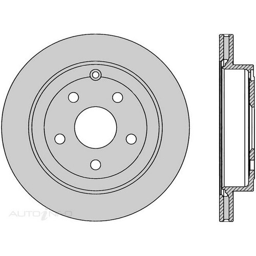 New Genuine PROTEX Rotor - Rear #DR12437