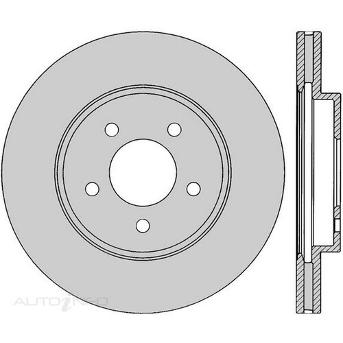 New Genuine PROTEX Rotor - Front #DR12448