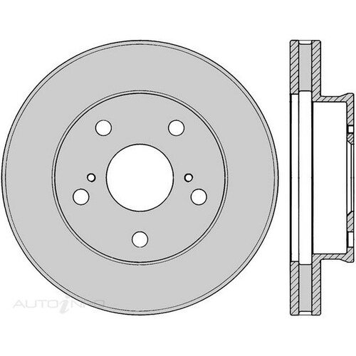 New Genuine PROTEX Rotor - Front #DR12454