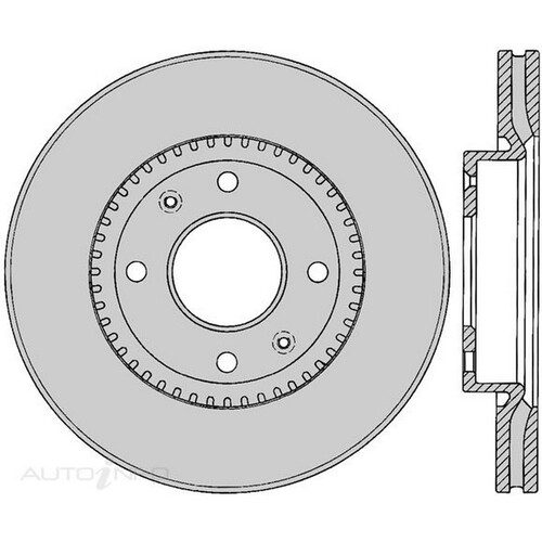 New Genuine PROTEX Rotor - Front #DR12456