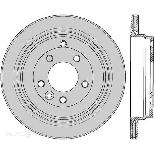 New Genuine PROTEX Rotor - Rear #DR12460