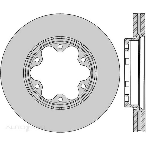 New Genuine PROTEX Rotor - Front #DR12488