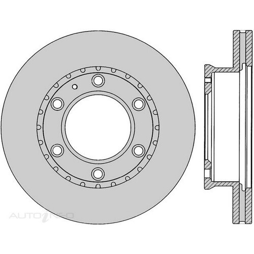 New Genuine PROTEX Rotor - Front #DR12502