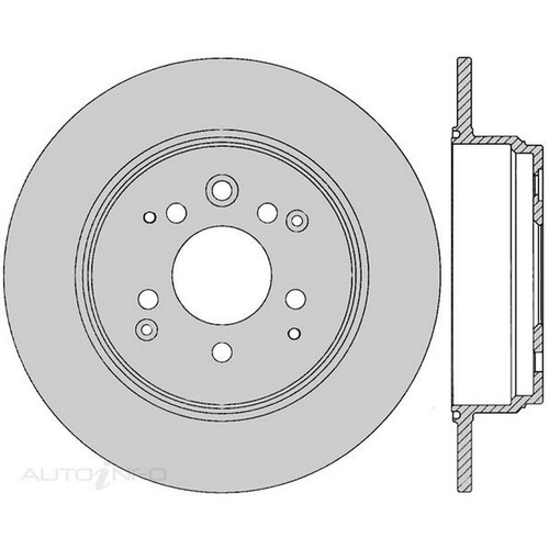 New Genuine PROTEX Rotor - Rear #DR12508