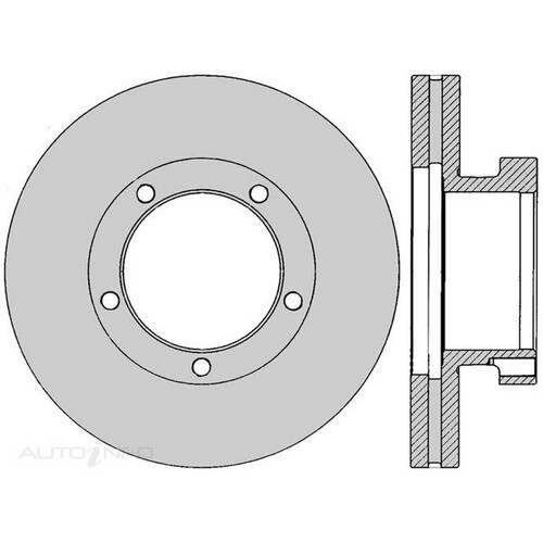 New Genuine PROTEX Rotor - Front #DR12519