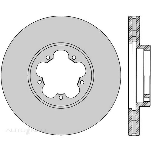 New Genuine PROTEX Rotor - Front #DR12522