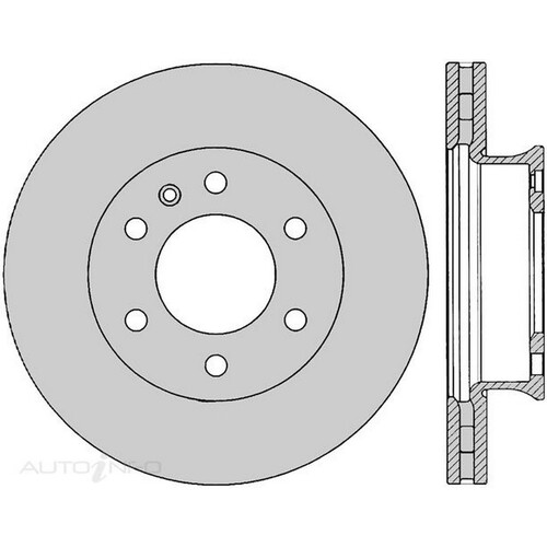 New Genuine PROTEX Rotor - Front #DR12523
