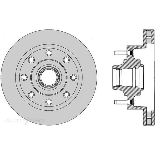 New Genuine PROTEX Rotor - Front #DR12532