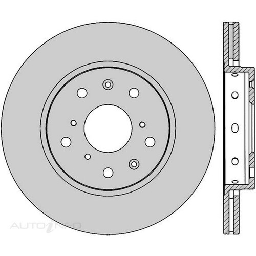 New Genuine PROTEX Rotor - Front #DR12533