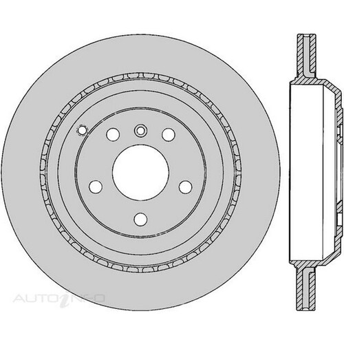 New Genuine PROTEX Rotor - Rear #DR12535