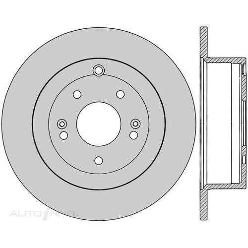 New Genuine PROTEX Rotor - Rear #DR12538
